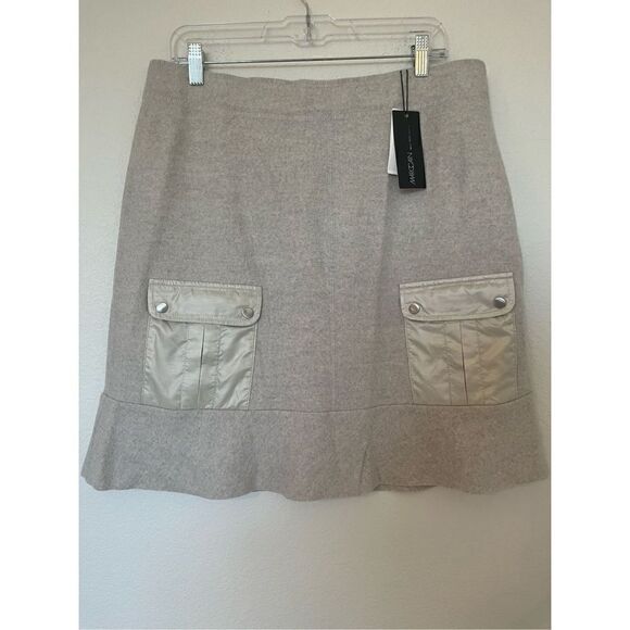 NWT Marc Cain 100% Wool Knee Length Skirt - Picture 1 of 11
